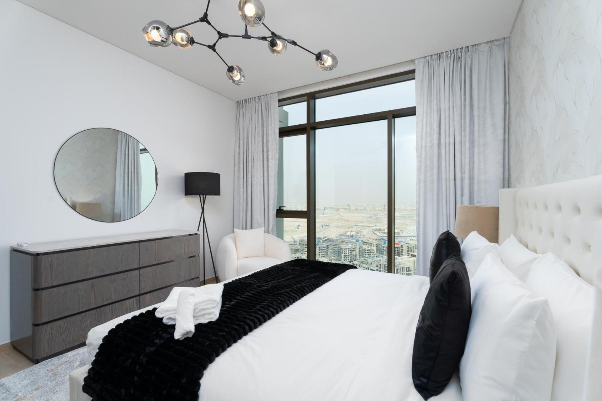 Nasma Luxury - 26th-floor Creek Harbour 2br With Sea Views Dubai